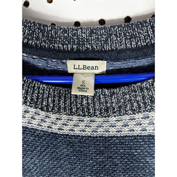 L.L Bean knit striped sweater size S - Picture 4 of 4
